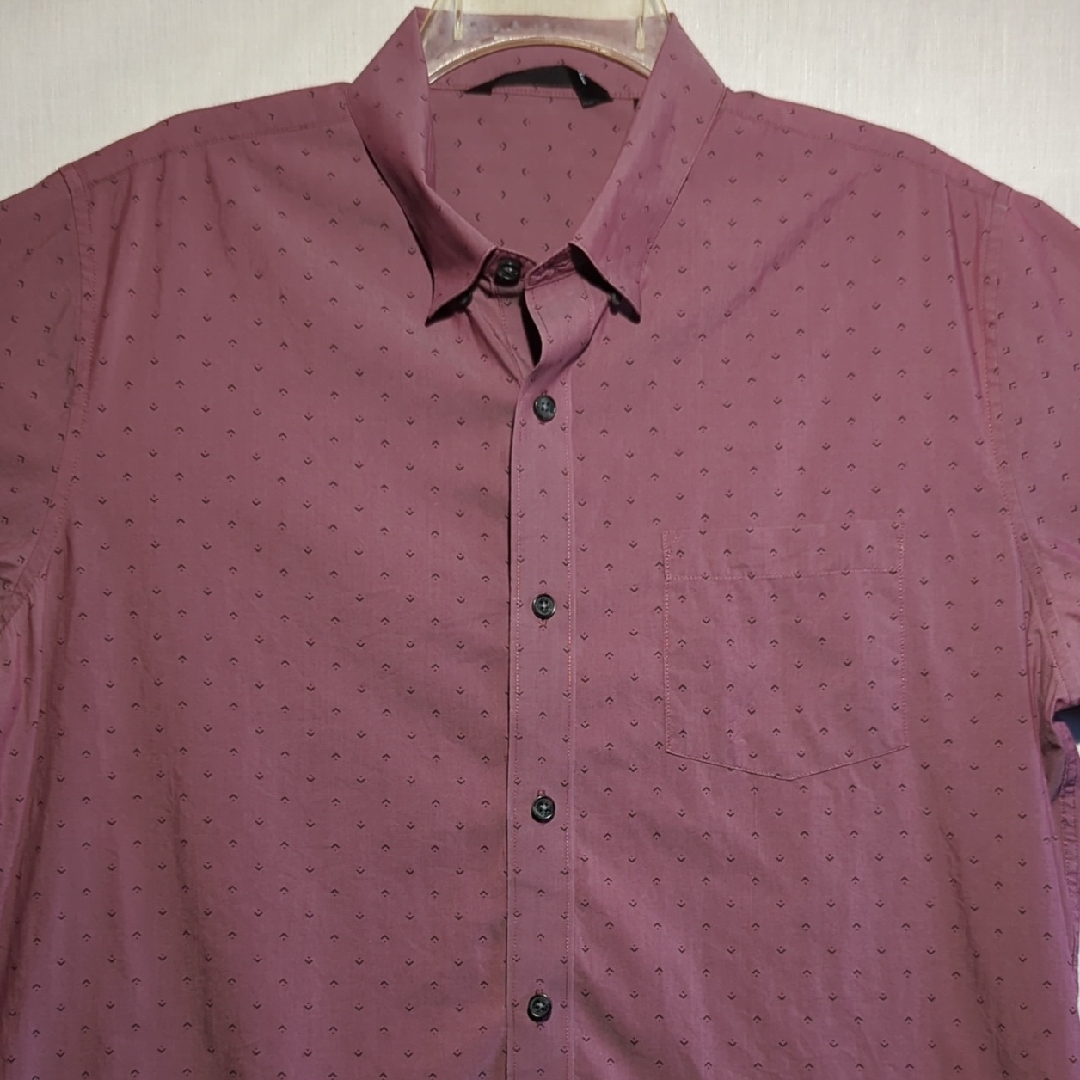 Travis Mathew Performance Blend Mens Golf Shirt Short Sleeve Button-Down Size L